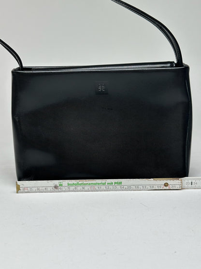 Sac vintage Givenchy en cuir verni noir