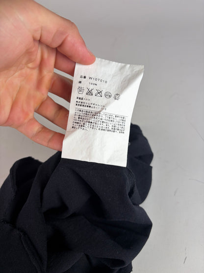 Vintage Comme Des Garcons Cotton T-shirt Black approx. S