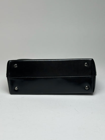 Sac vintage Givenchy en cuir verni noir