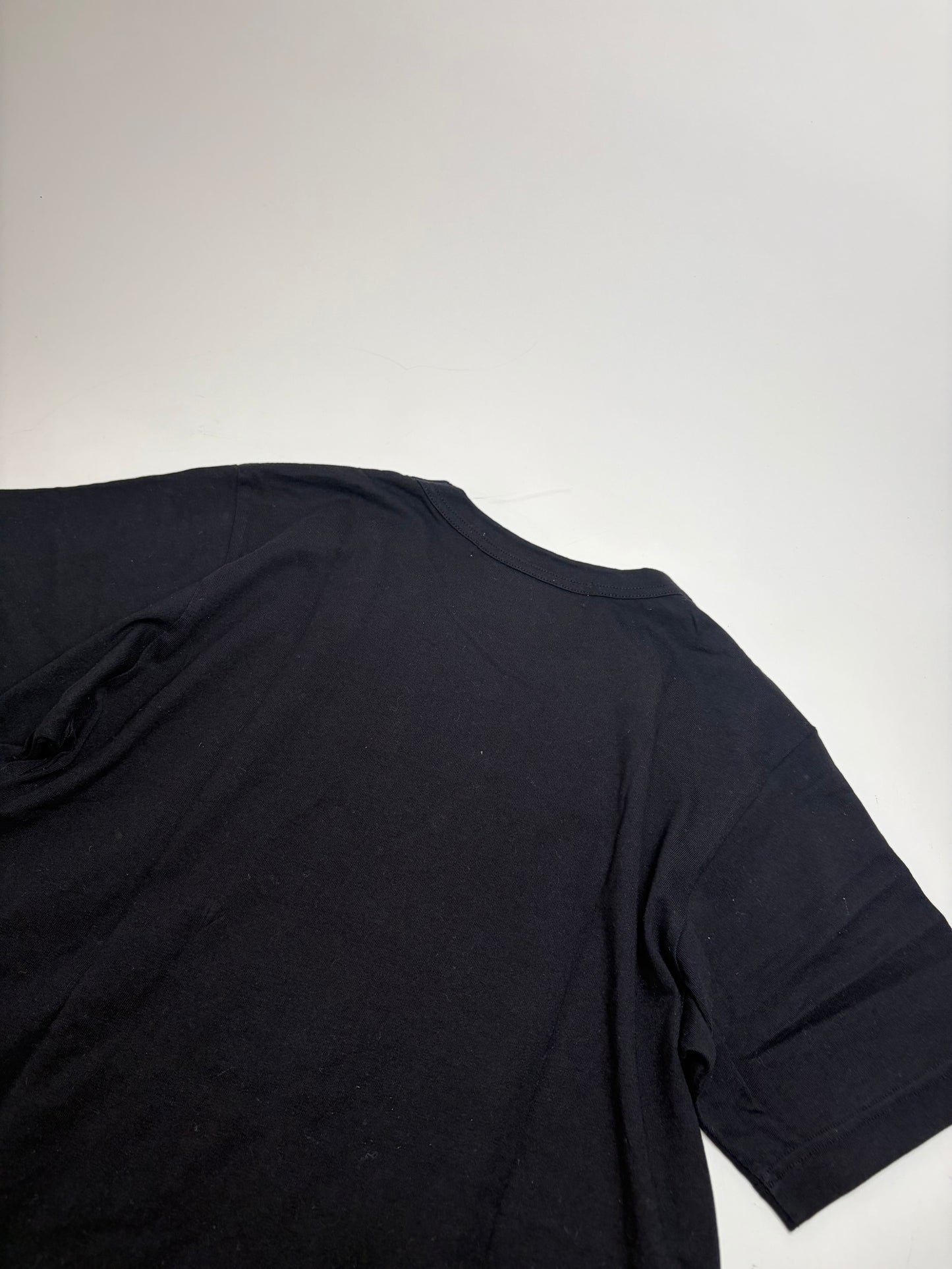 Vintage Comme Des Garcons Cotton T-shirt Black approx. S