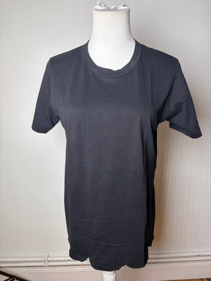 Vintage Comme Des Garcons Cotton T-shirt Black approx. S