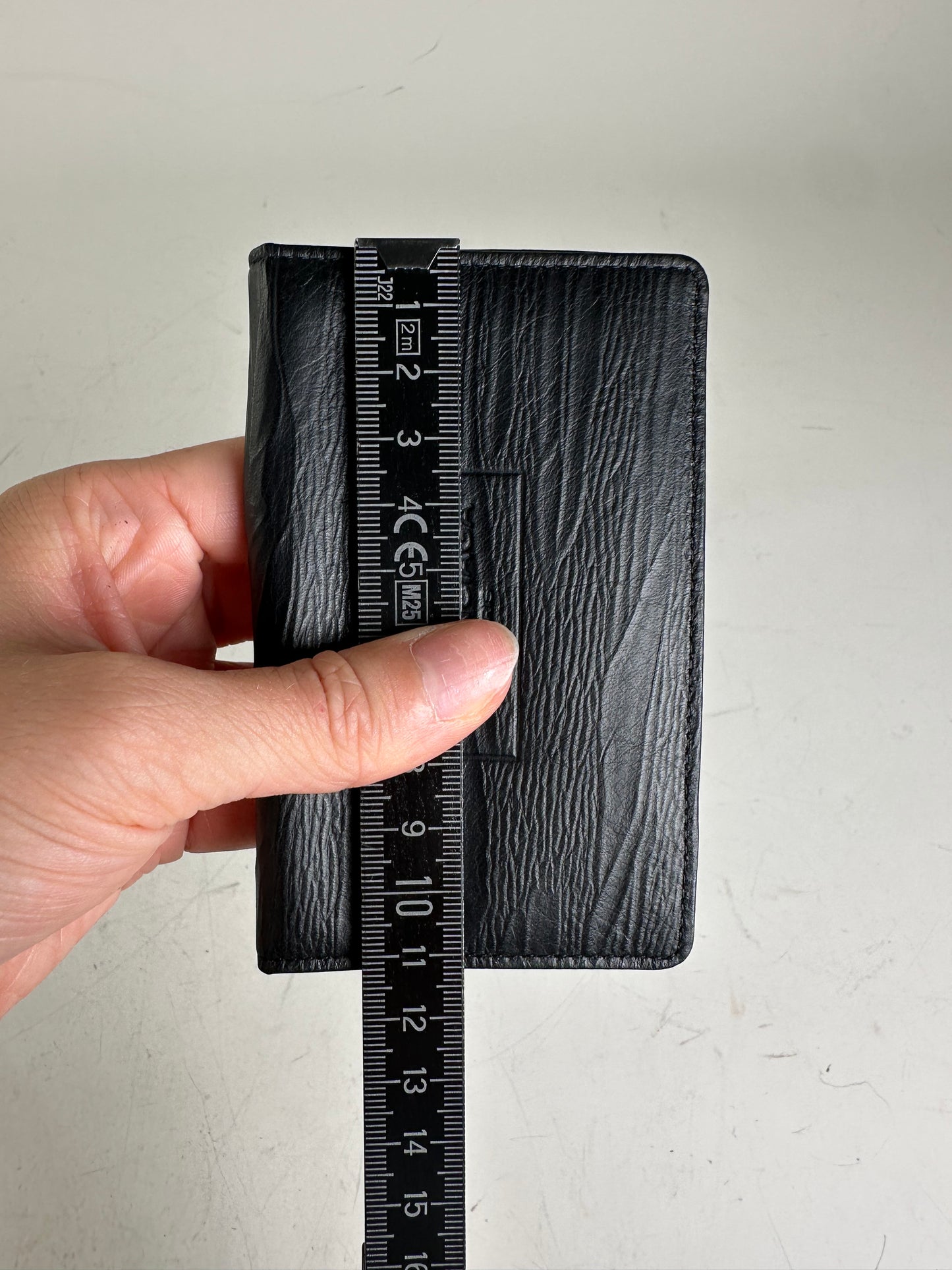 Vintage Balenciaga Leather Card Holder Black