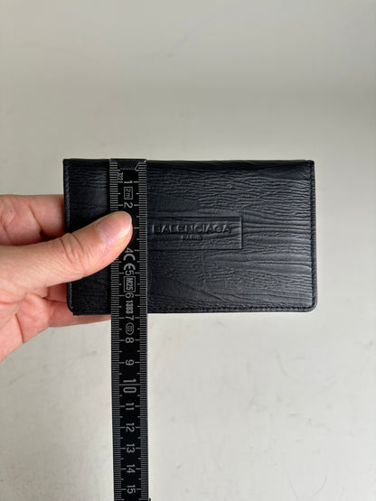 Vintage Balenciaga Leather Card Holder Black