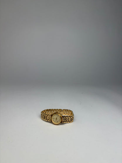 Vintage Givenchy 4G Logo Bracelet Watch Late 1980s Gold Cream