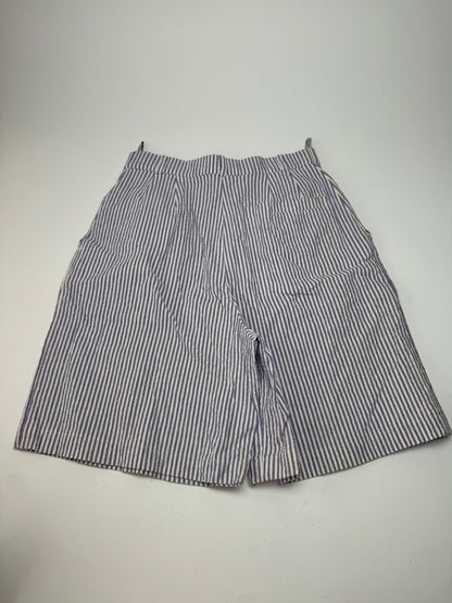 Vintage Dior Striped Shorts White Purple M