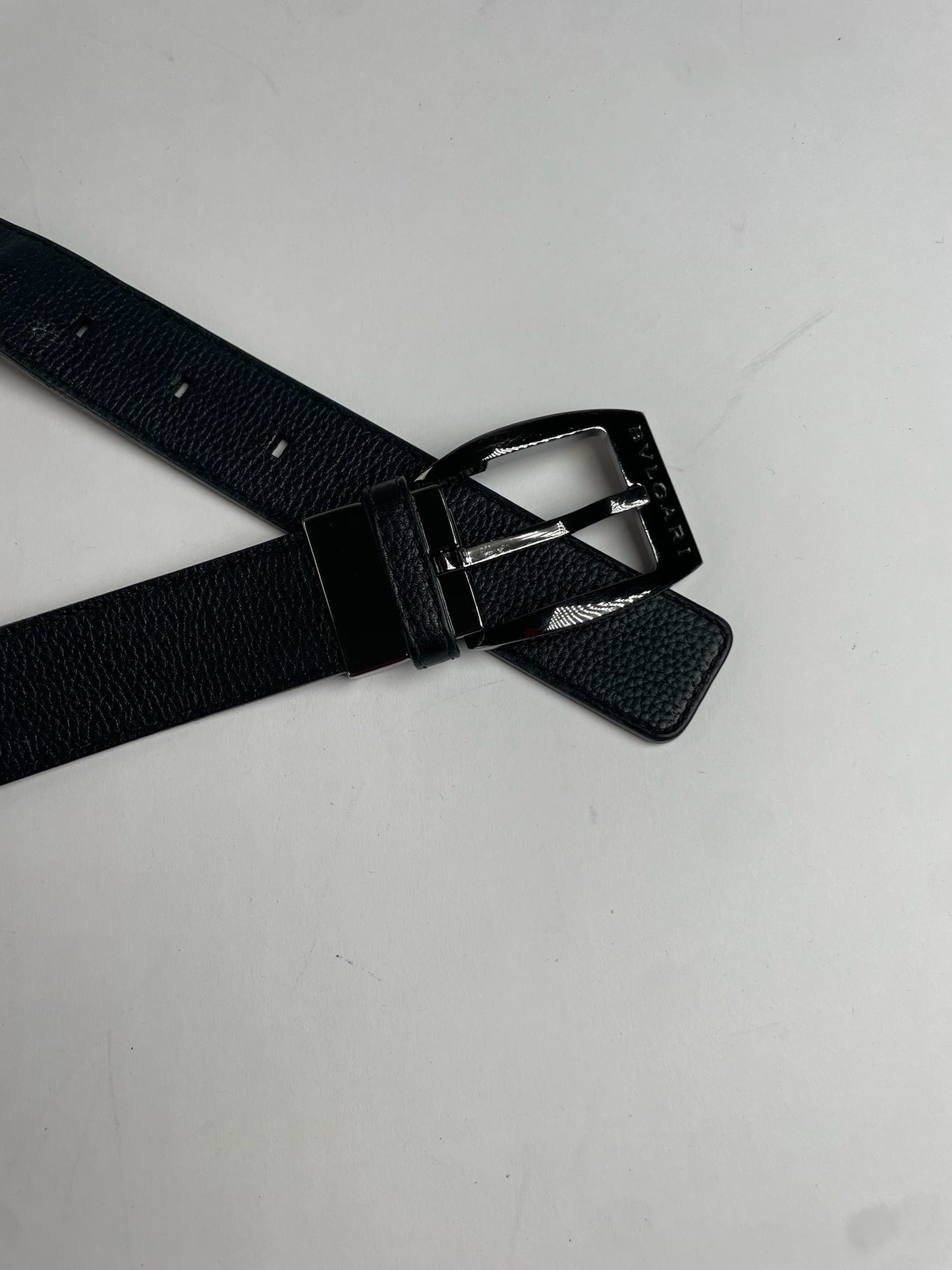 Vintage Givenchy Leather Belt Black