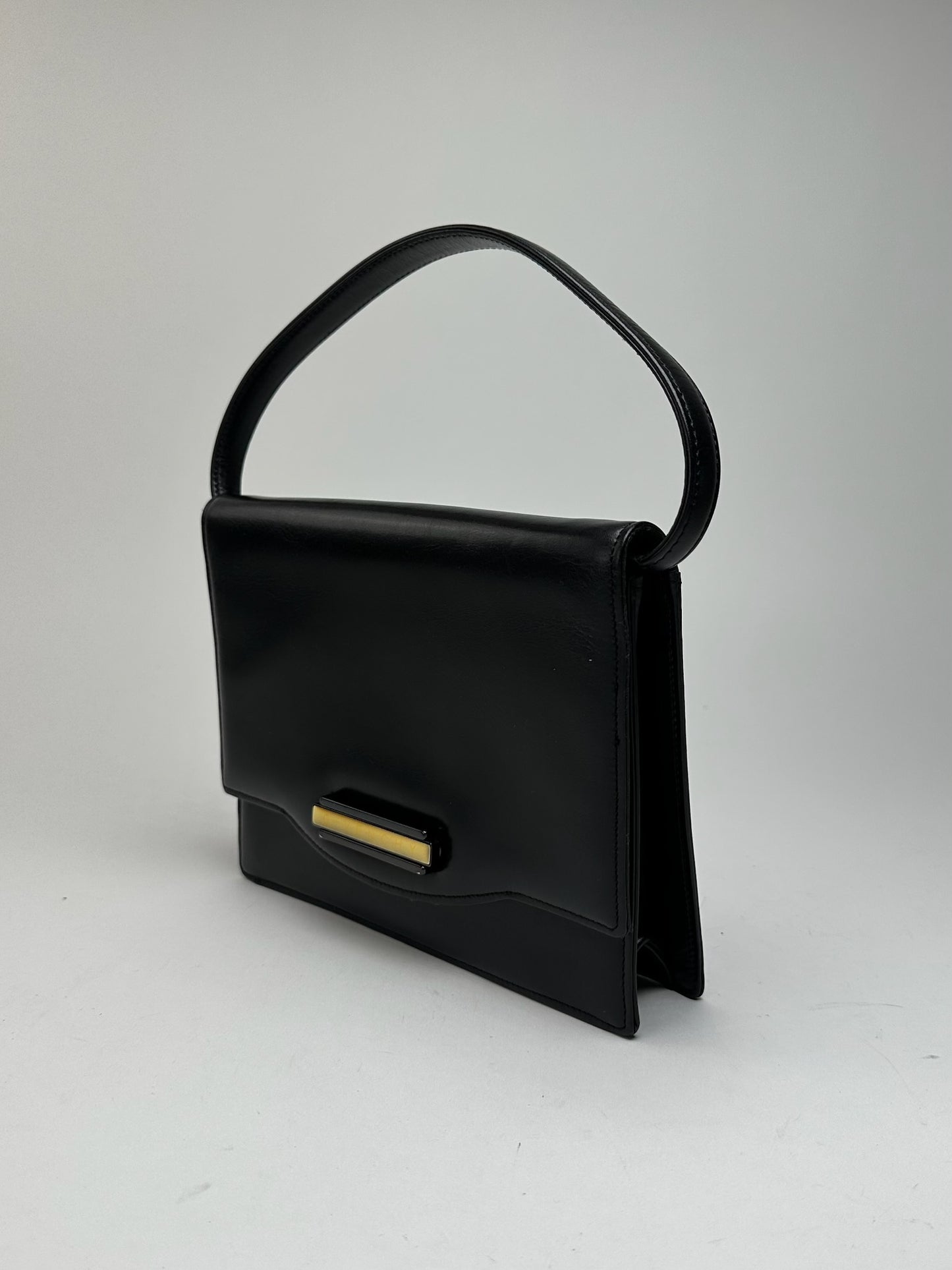 Sac vintage en cuir noir Givenchy