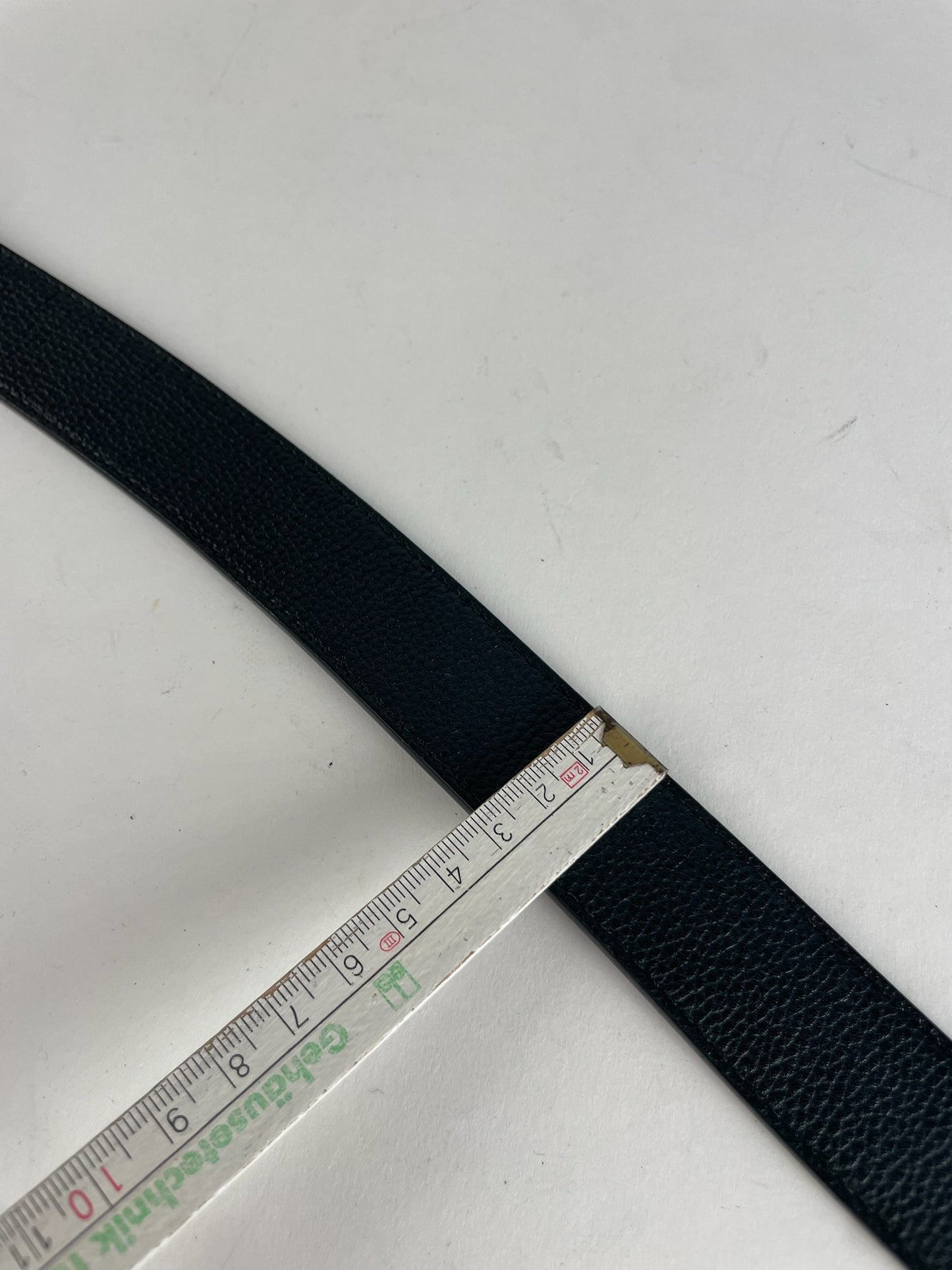 Vintage Givenchy Leather Belt Black