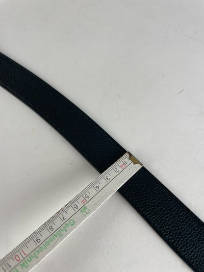 Vintage Givenchy Leather Belt Black