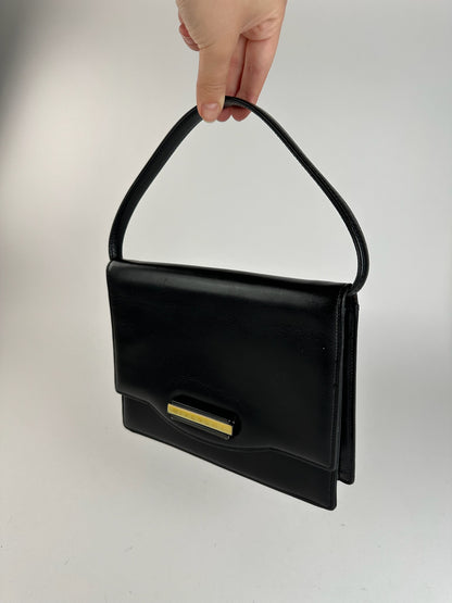 Sac vintage en cuir noir Givenchy