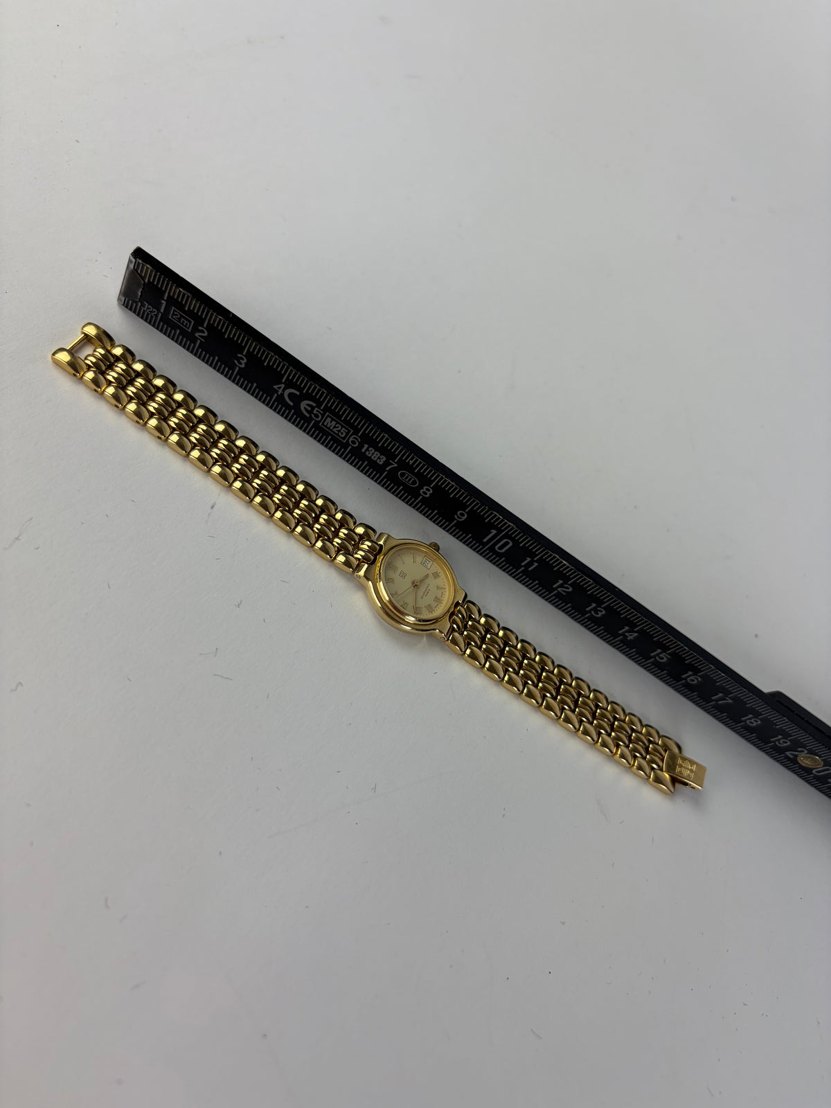 Vintage Givenchy 4G Logo Bracelet Watch Late 1980s Gold Cream