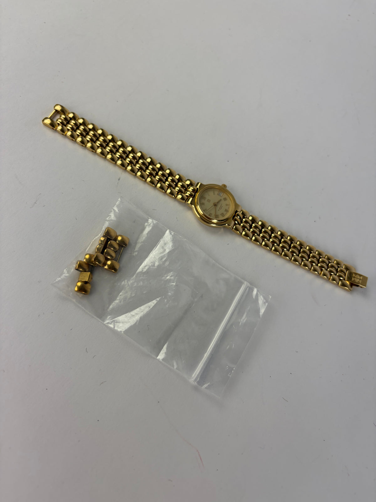 Vintage Givenchy 4G Logo Bracelet Watch Late 1980s Gold Cream