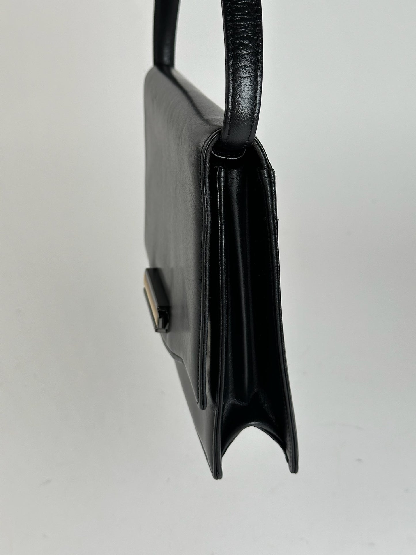 Sac vintage en cuir noir Givenchy