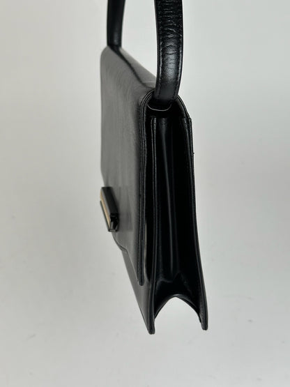 Sac vintage en cuir noir Givenchy