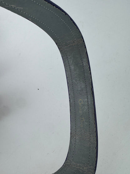 Vintage Dior leather Belt Purple