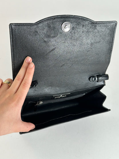 Sac vintage en cuir noir Givenchy