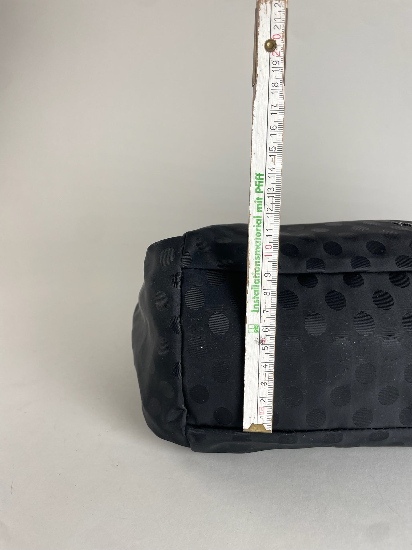 Vintage Yohji Yamamoto Polkadoz Patent Leather / Polyester Handbag