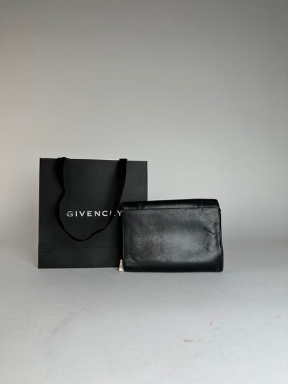 Vintage Givenchy Leather Wallet Black