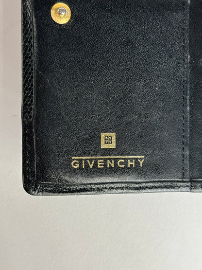 Vintage Givenchy Leather Wallet Black
