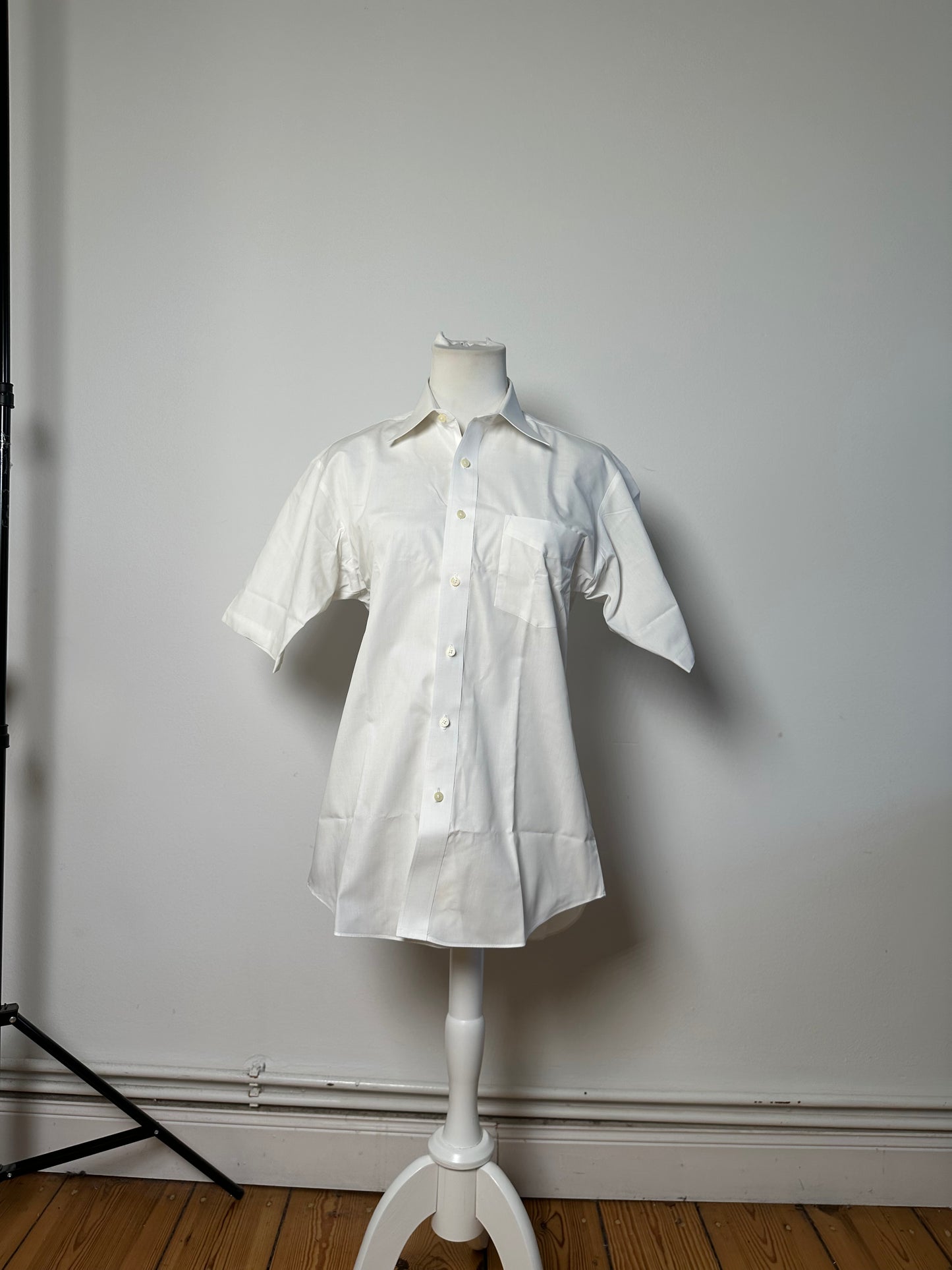Vintage Courreges Cotton Blend Shirt White L