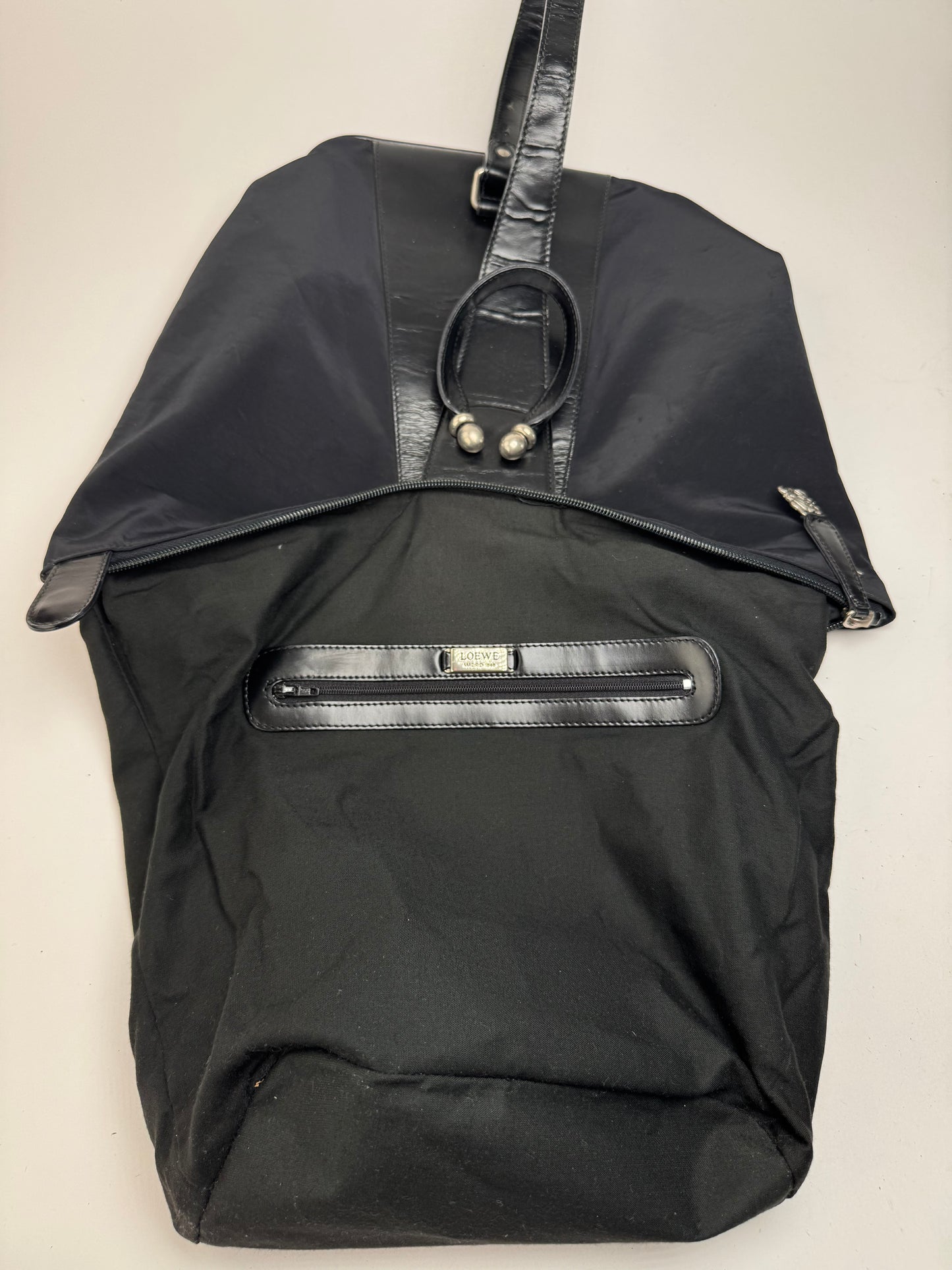 Sac vintage Loewe Madrid Anton noir gris