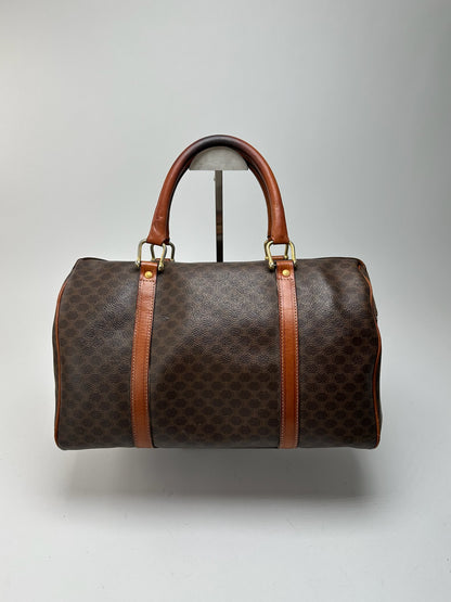 Sac Boston vintage Céline Paris Mini marron
