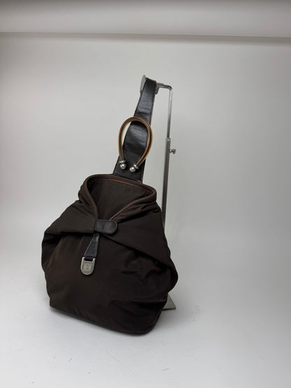 Sac bandoulière vintage Loewe Anton marron