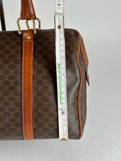 Sac Boston vintage Céline Paris Mini marron