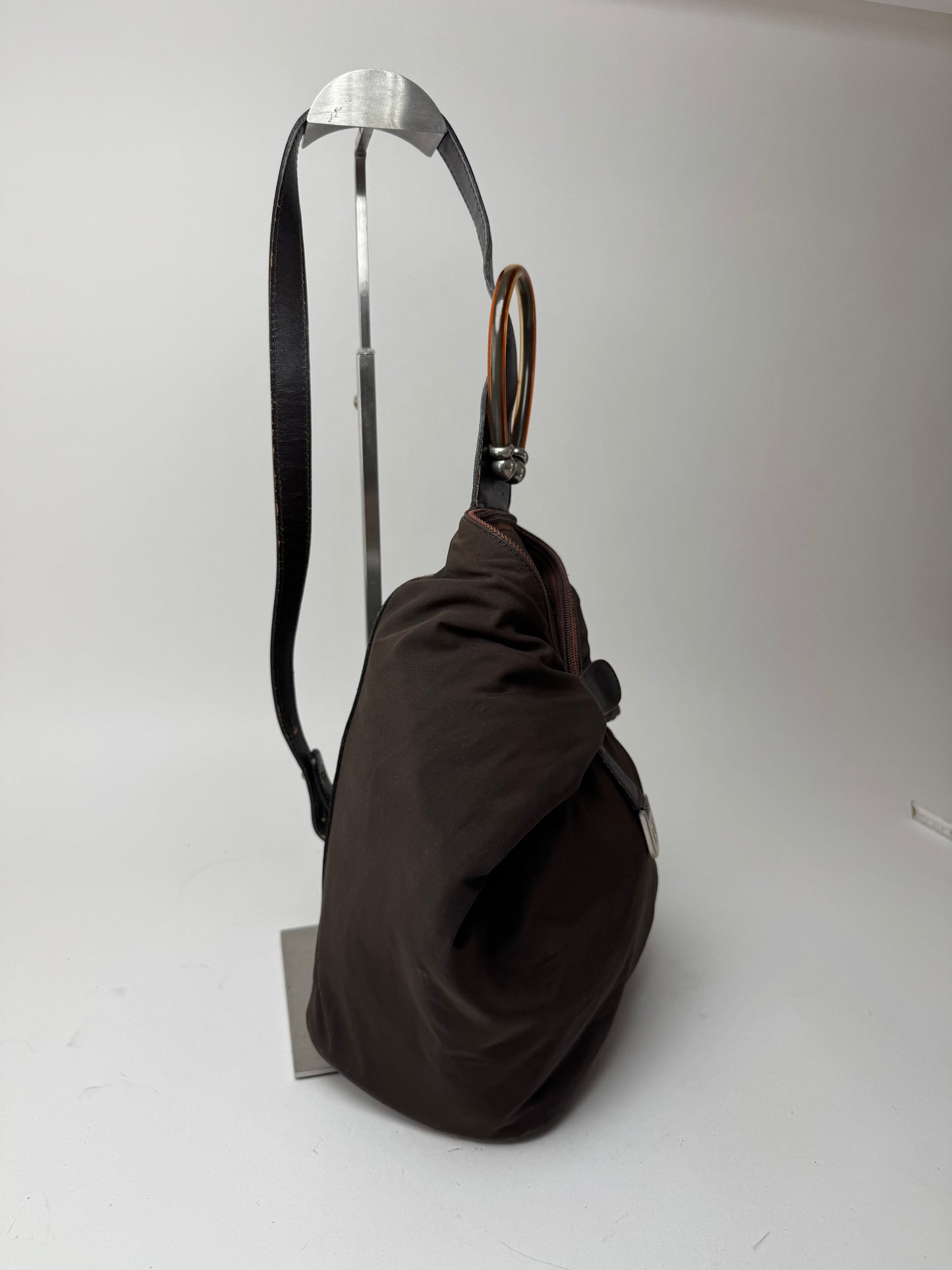 Sac bandoulière vintage Loewe Anton marron