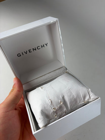Vintage Givenchy Stainless Steel Bracelet Watch Silver Gold