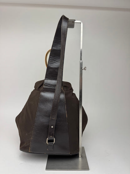 Sac bandoulière vintage Loewe Anton marron