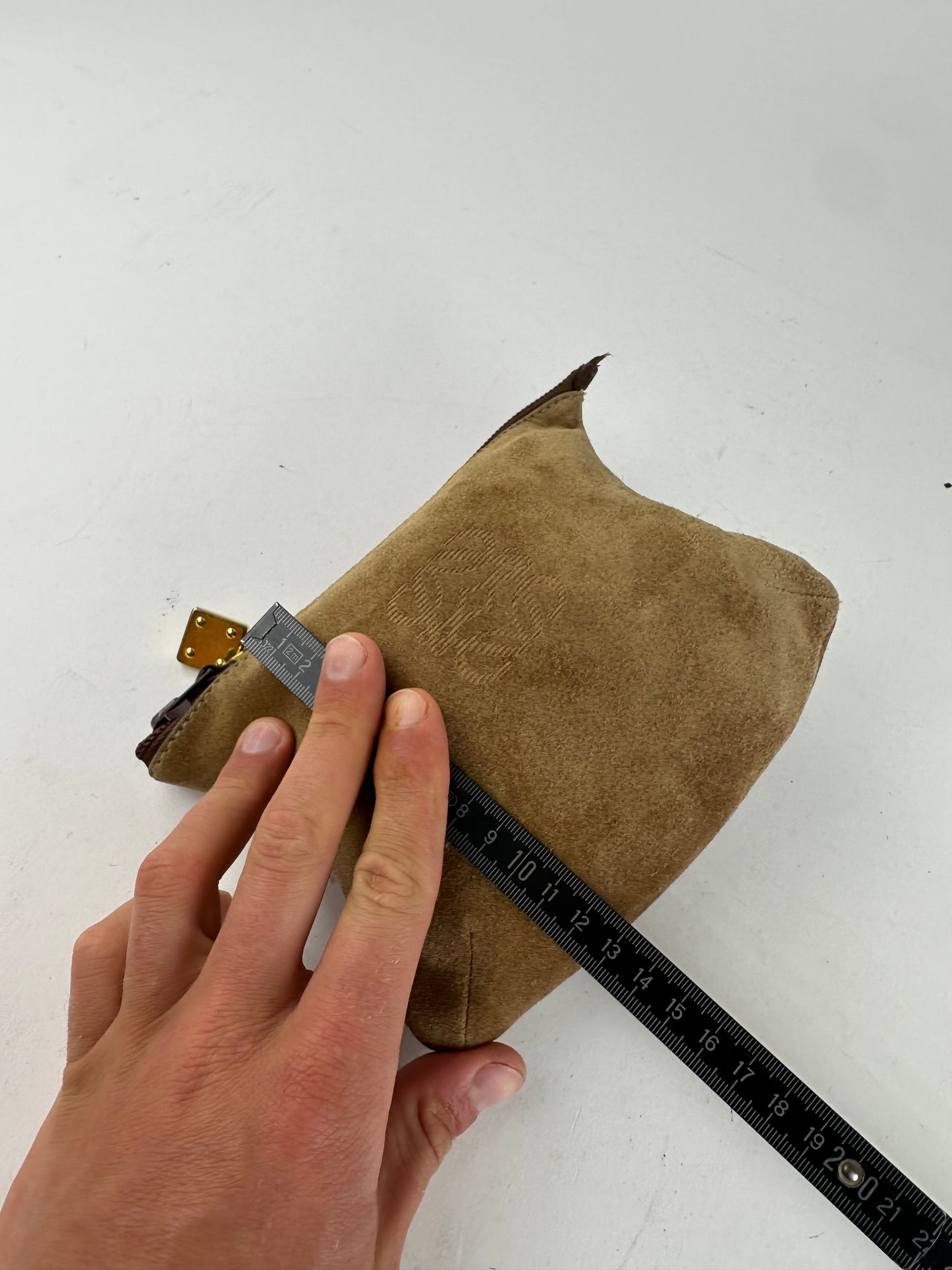 Vintage Loewe Pouch Tan