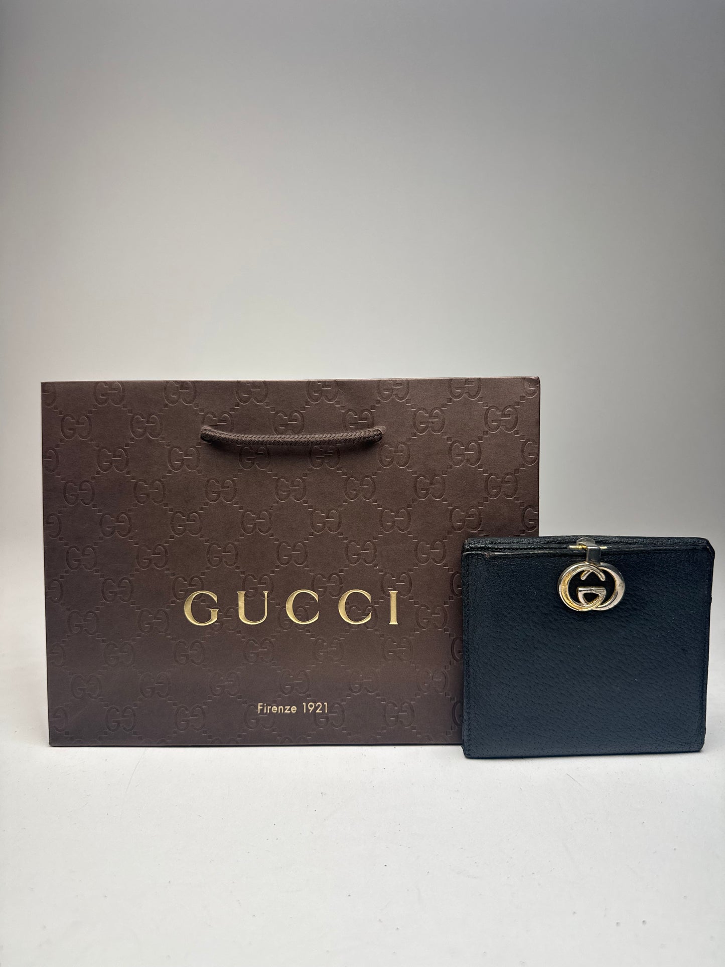 Vintage Gucci Leather Wallet black