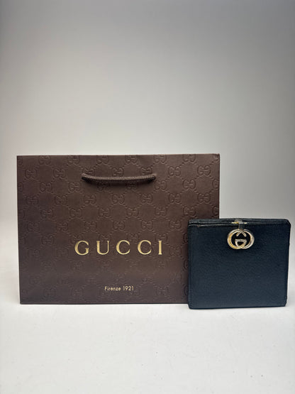 Vintage Gucci Leather Wallet black