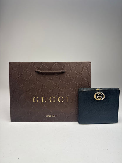 Vintage Gucci Leather Wallet black