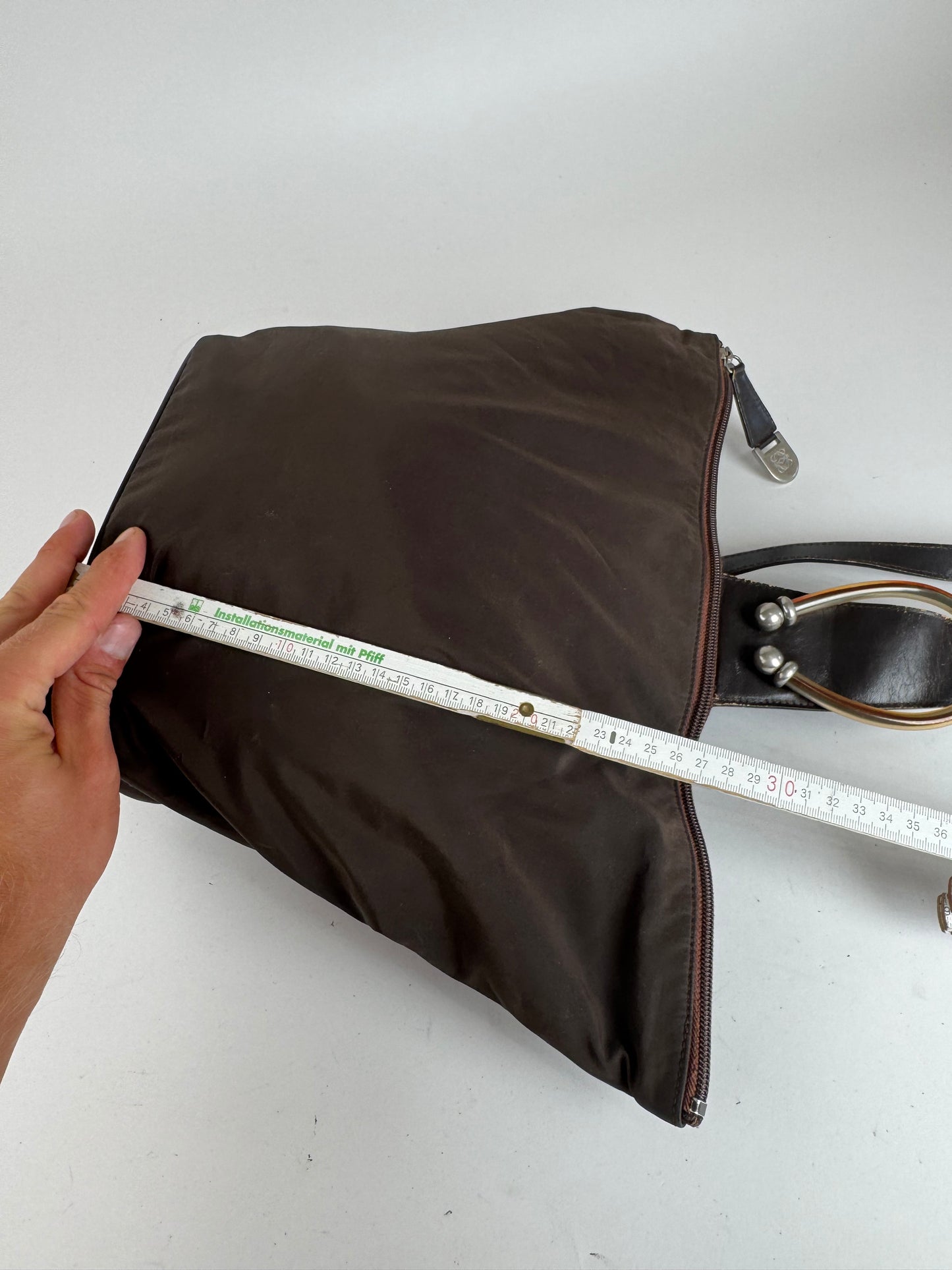 Sac bandoulière vintage Loewe Anton marron