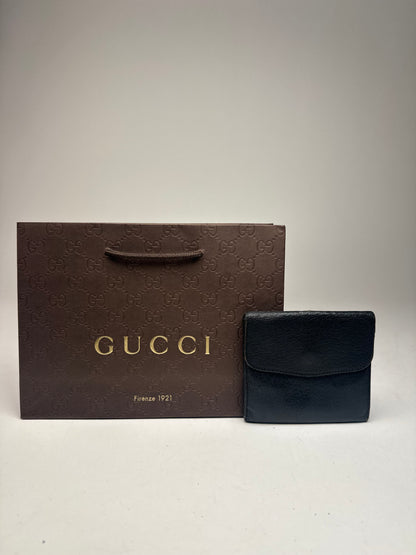 Vintage Gucci Leather Wallet black