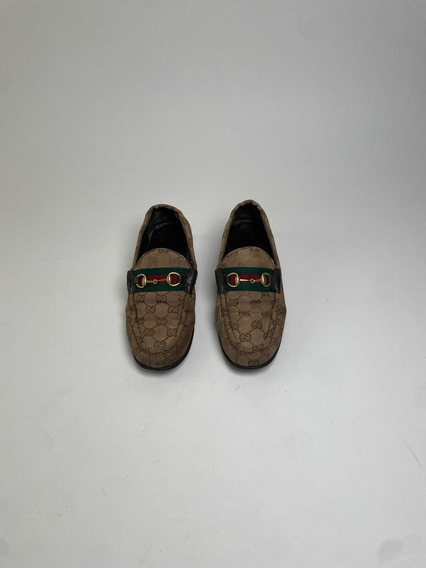 Vintage Gucci Monogram Horsebit Loafer EU37