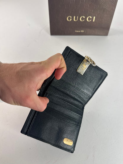 Vintage Gucci Leather Wallet black