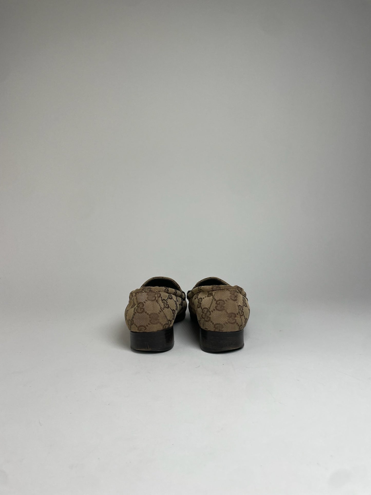 Vintage Gucci Monogram Horsebit Loafer EU37