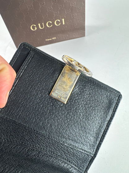 Vintage Gucci Leather Wallet black