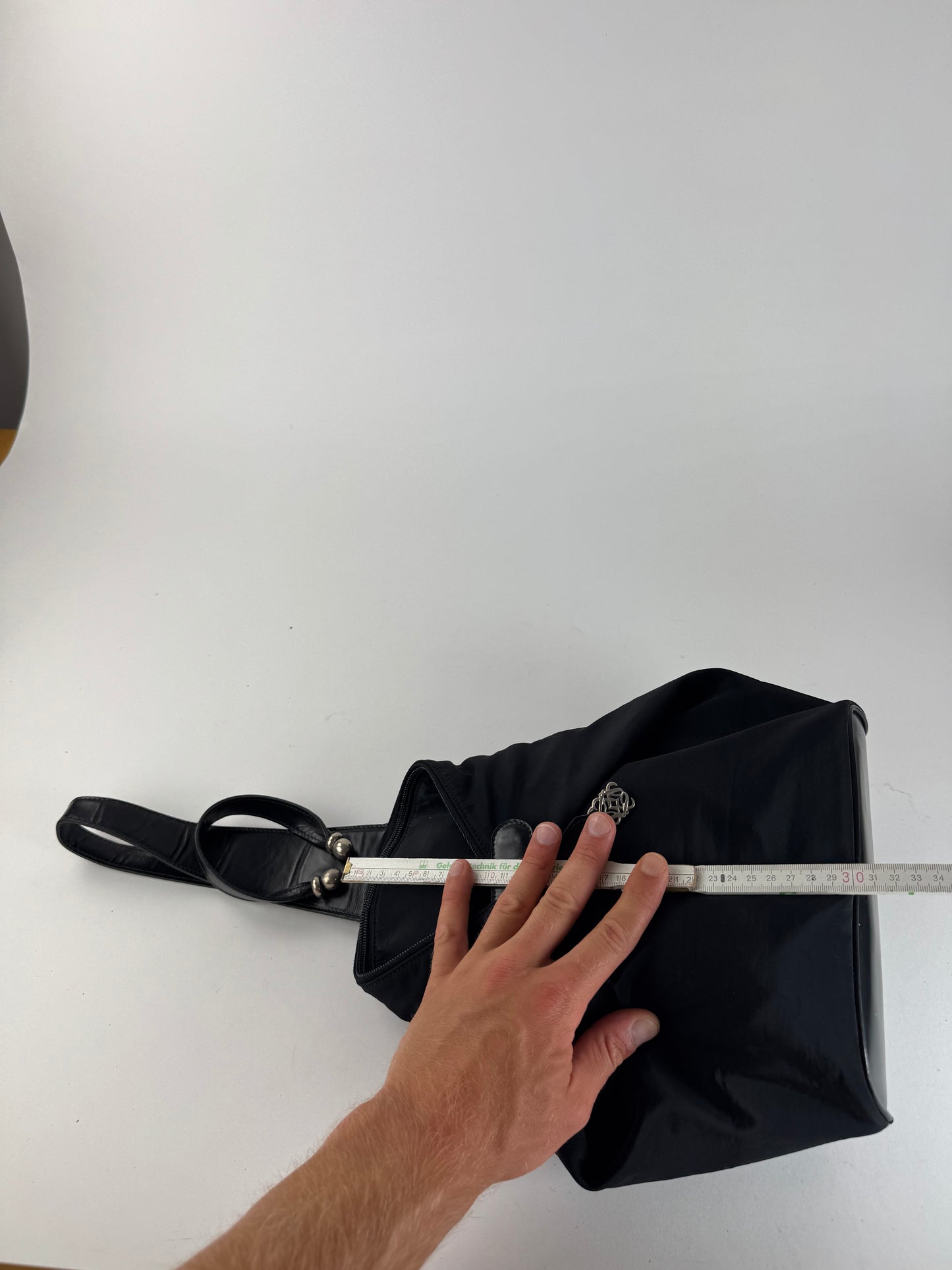 Sac vintage Loewe Madrid Anton noir gris