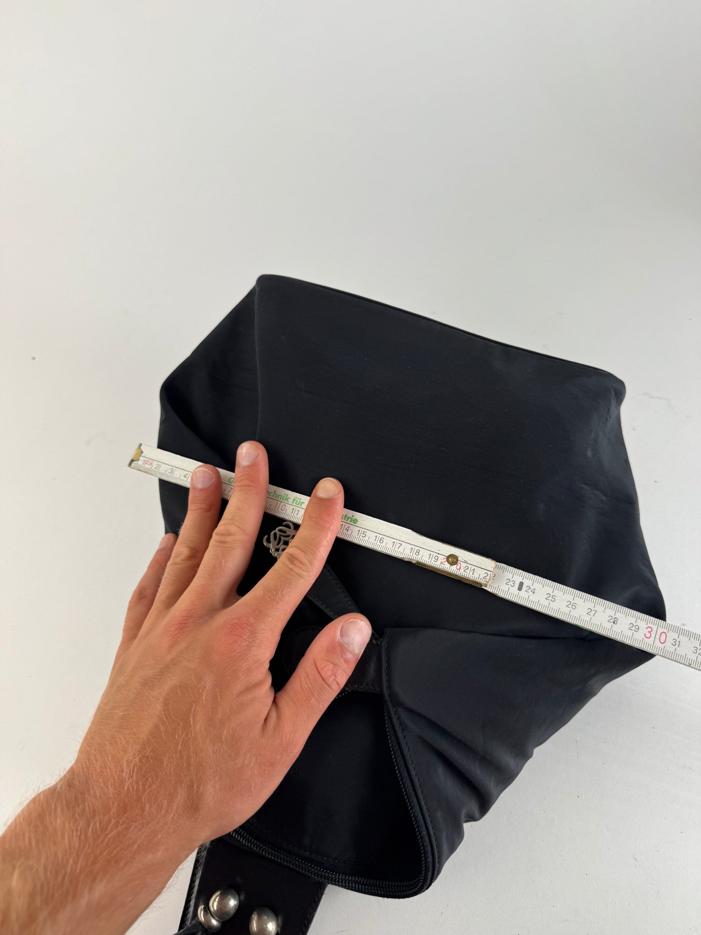 Sac vintage Loewe Madrid Anton noir gris