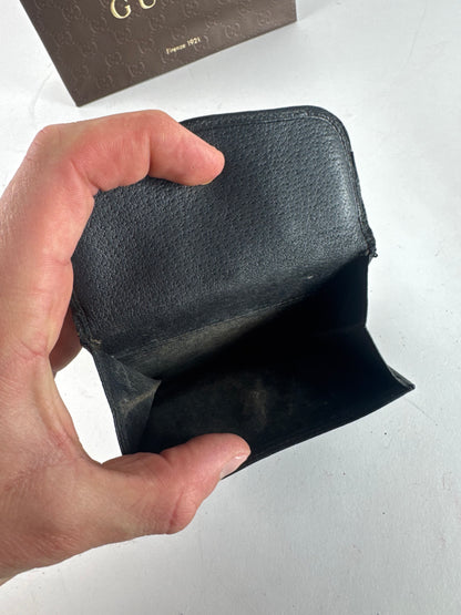 Vintage Gucci Leather Wallet black