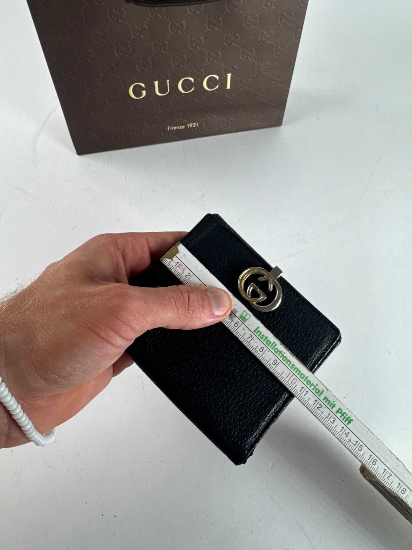 Vintage Gucci Leather Wallet black