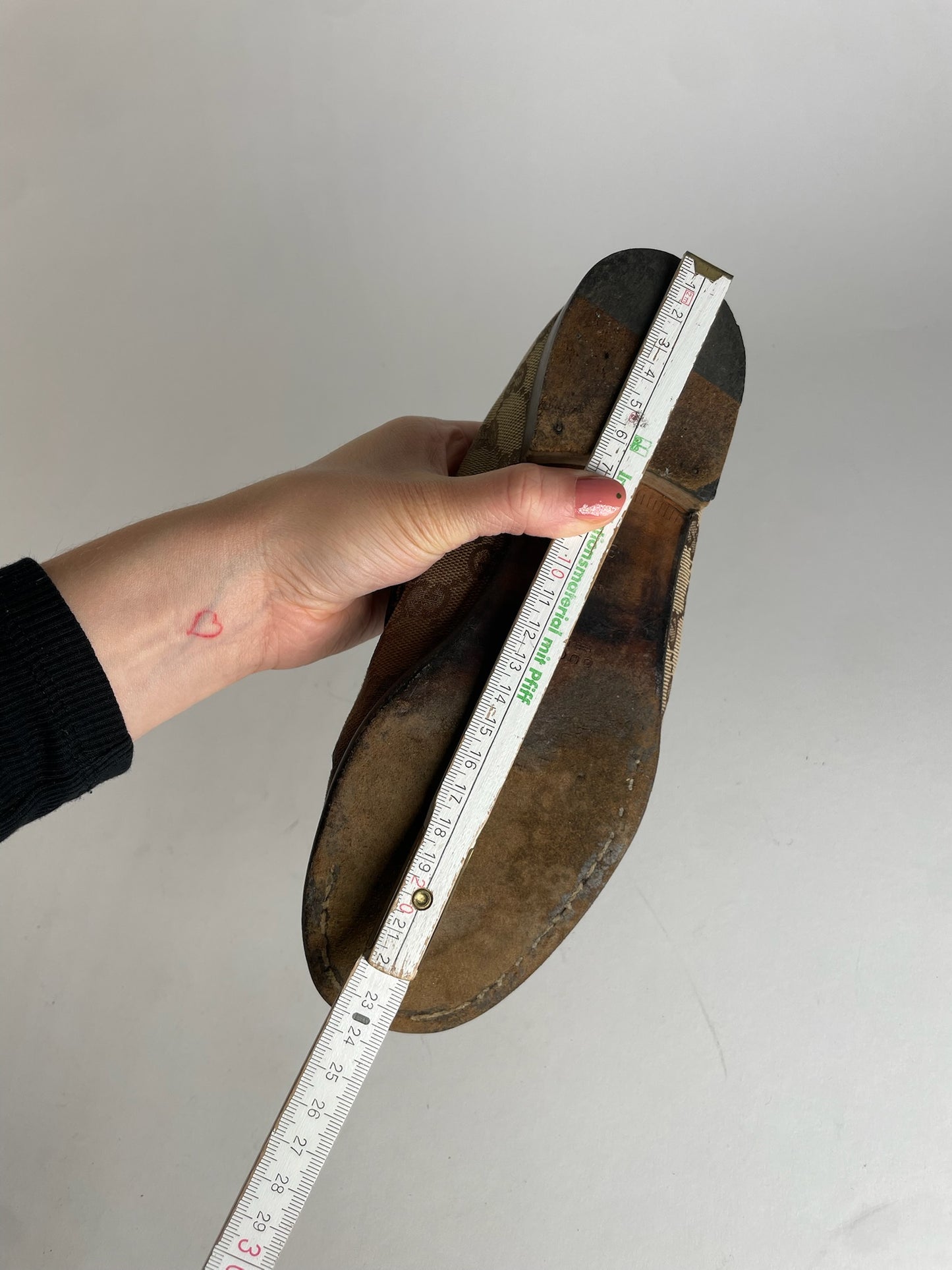 Vintage Gucci Monogram Horsebit Loafer EU37