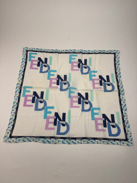 Vintage Fendi Scarf Multicolor