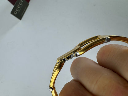 Vintage Gucci Horsebit Quartz Watch Gold Plated