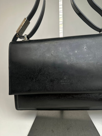 Gucci Black Leather Shoulder Bag