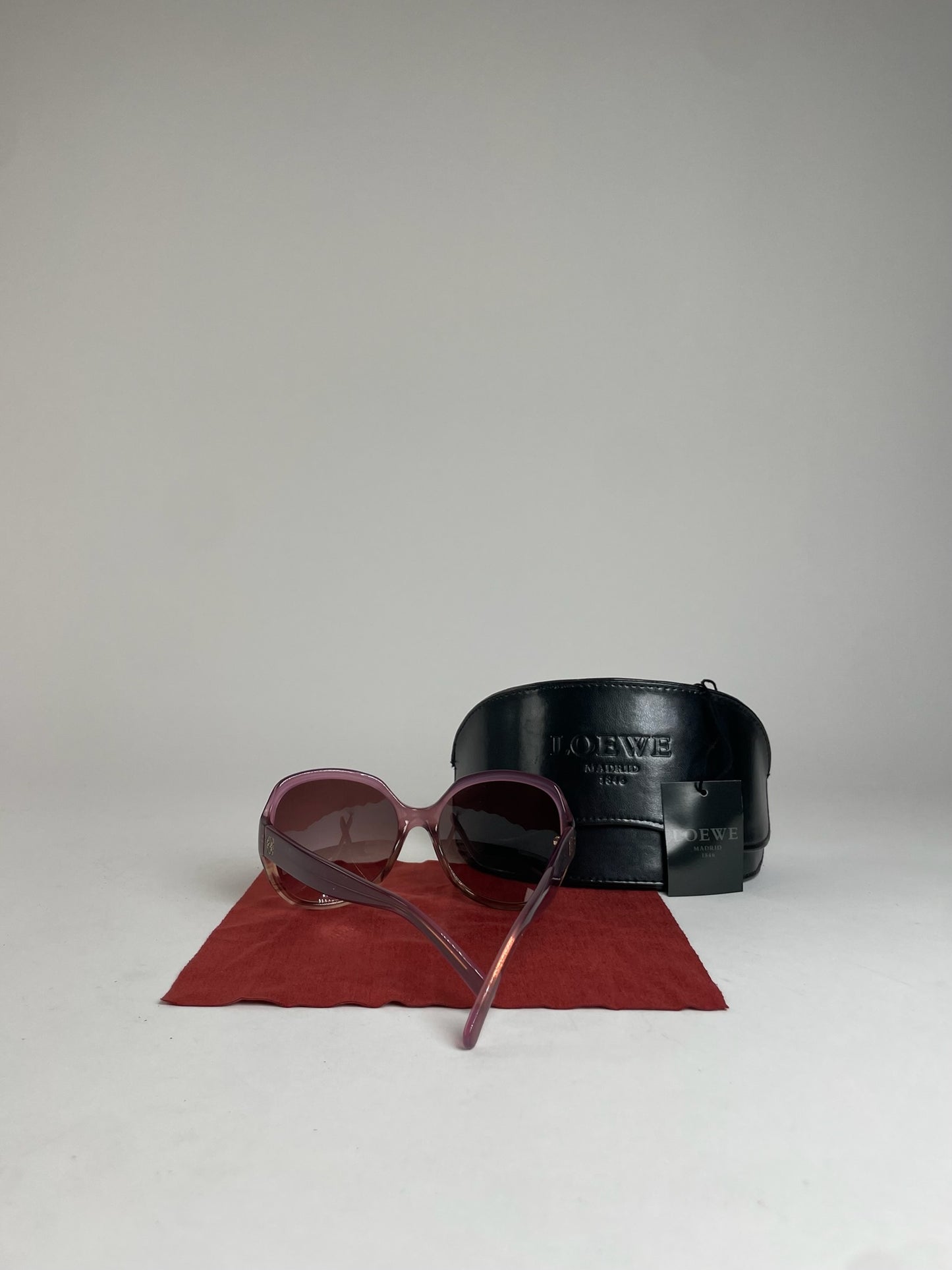 Vintage Loewe Madrid Oversized Sunglasses Purple